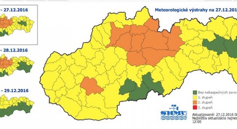 Meteorológovia varujú pred silným vetrom