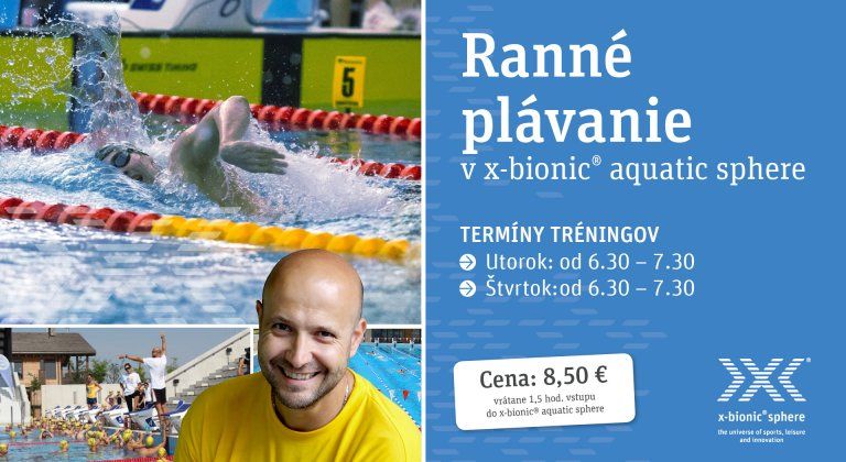 Ranné tréningy plávania v x-bionic sphere