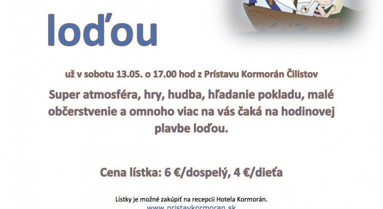 Výsledok súťaže o lístky na pirátsku plavbu loďou Ondava