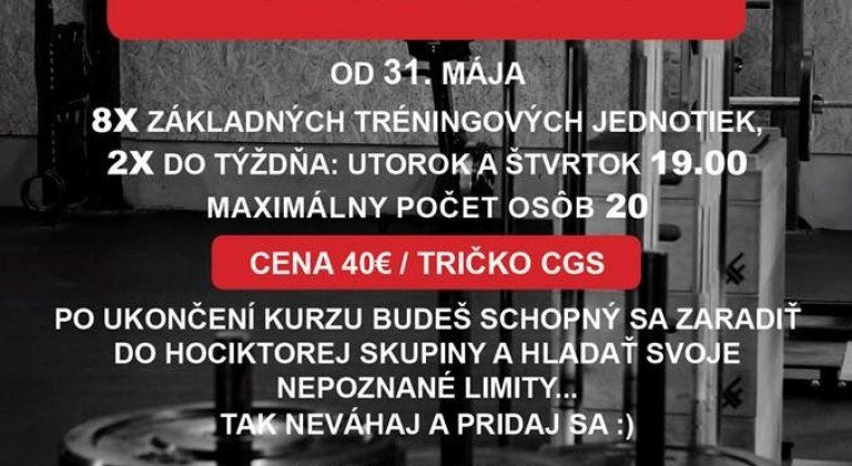 Chceš byť fit? Skús to s CrossGymCore Šamorín!