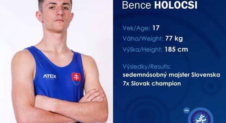 Gladiátor Bence na svetový šampionát juniorov v zápasení
