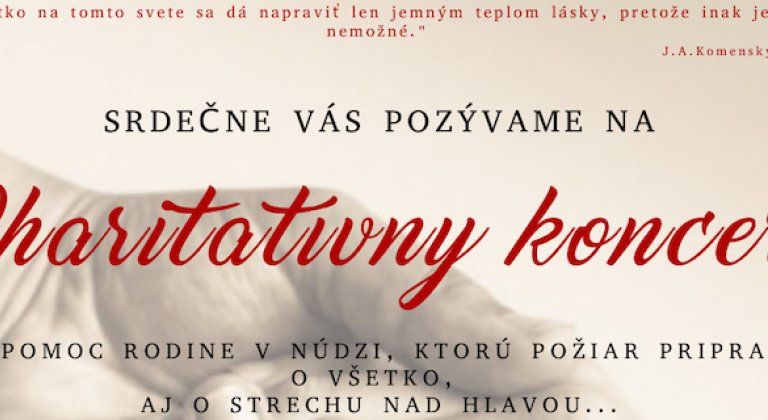 Jótékonysági koncert Somorján