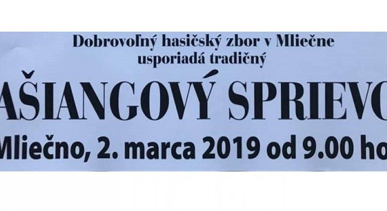 fasiangovy sprievod