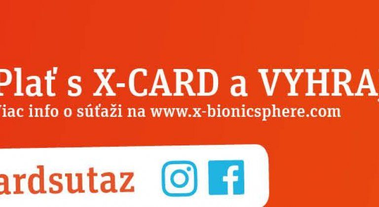 Súťaž s X-CARD: Vyhrajte 100 eur