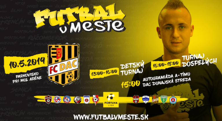 Futbal v meste prichádza do Dunajskej Stredy!