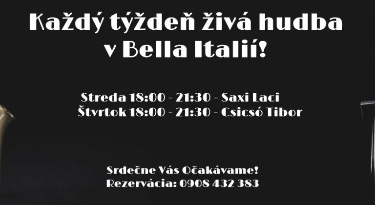 Poznáme výherkyňu 20 eurovej poukážky do Bella Italia Poznáme výherkyňu 20 eurovej poukážky do Bella Italia
