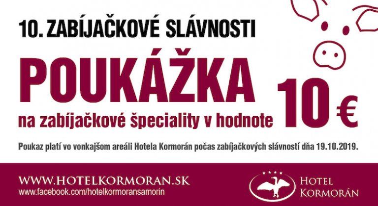 Vyžrebovali sme výhercov poukážok na zabíjačkové slávnosti