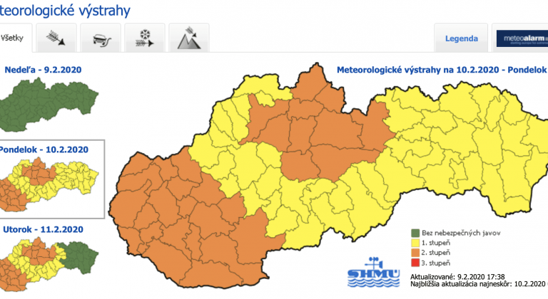 A meteorológusok hétfőre figyelmeztetést adtak ki – erős szelet és jeges utakat jósolnak