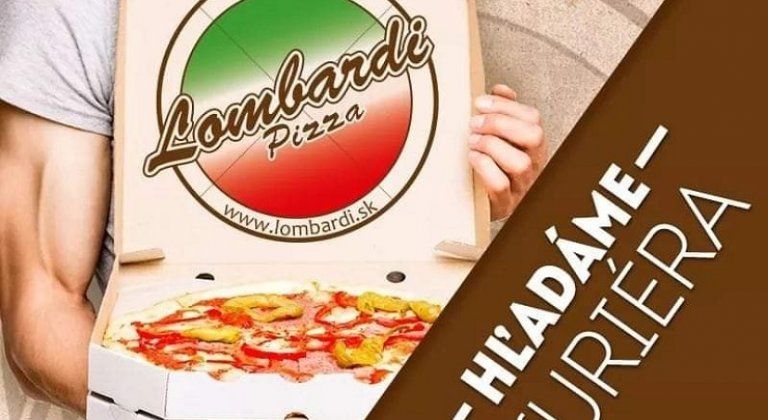 Šamorínska Lombardi Pizza hľadá rozvozára!