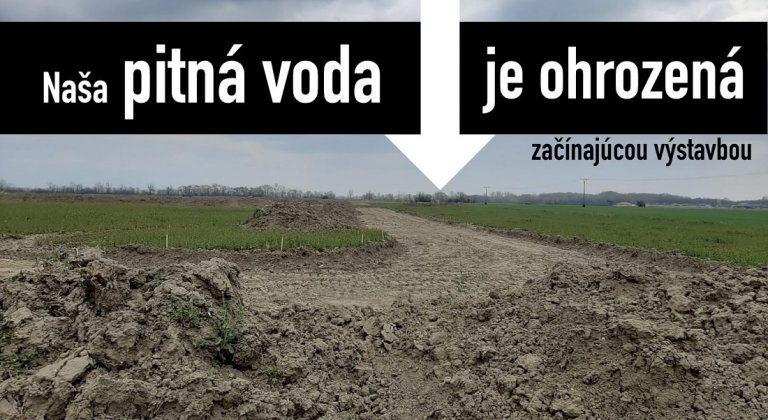 Vodný zdroj Šamorín v ohrození