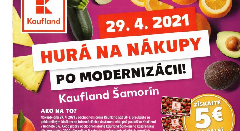 Už zajtra otvárajú vynovený Kaufland