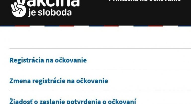 Už môžete požiadať o certifikát o očkovaní. Systém už funguje