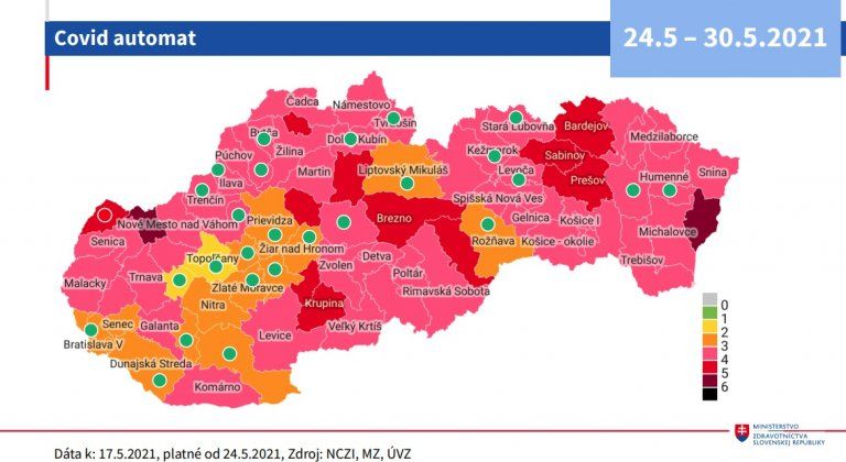 Opatrenia sa uvoľňujú. V interéri je povolené nosiť namiesto respirátora rúško