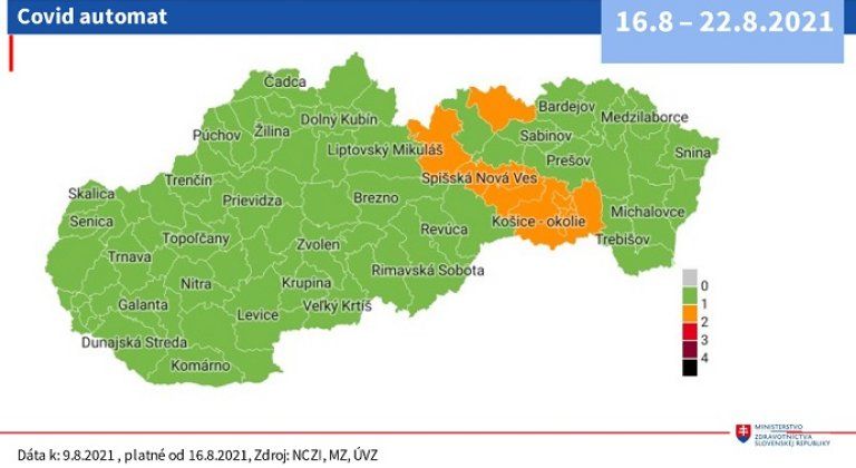 Od pondelka začína platiť nový COVID automat. Pozrite si nové opatrenia (galéria)