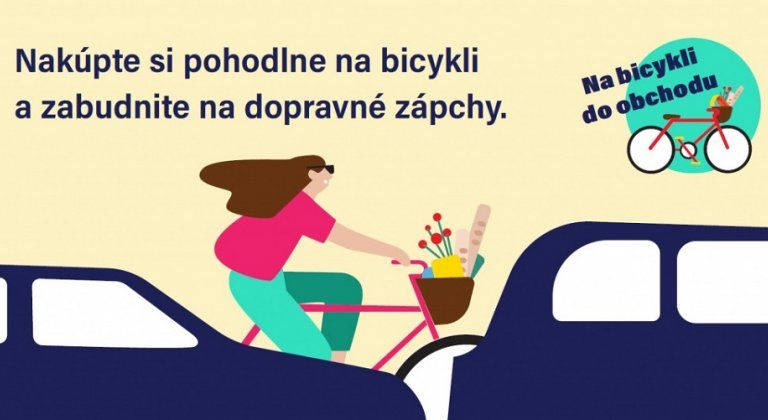 Nakupujte na bicykli ekologicky a s úsmevom