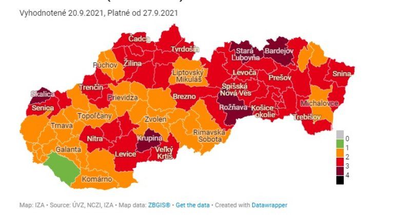 Okres Dunajská Streda je posledný zelený okres