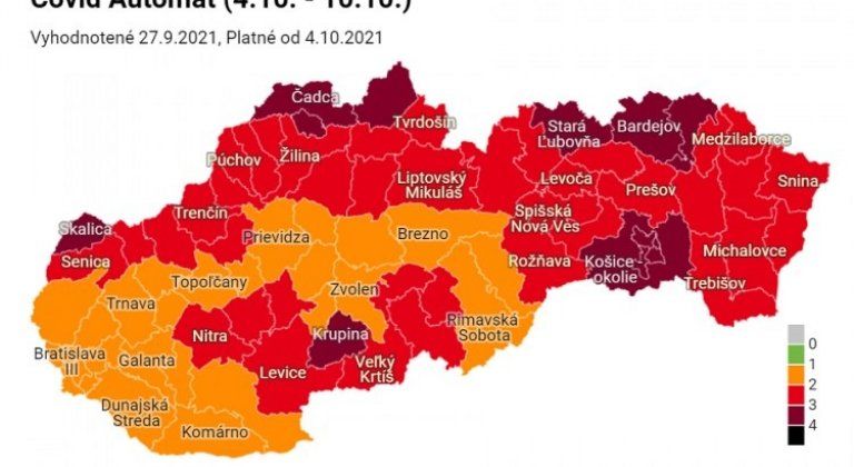 Od pondelka už nie sme zelený okres