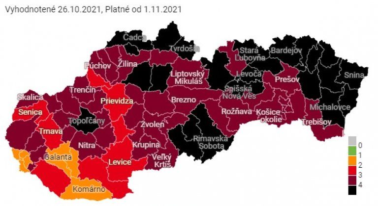 Od pondelka sa presúvame do červenej farby. Pozrite si platné opatrenia 