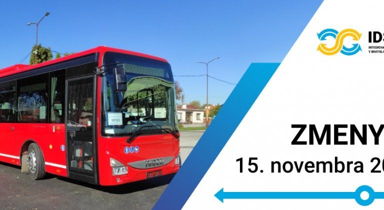 Novinky v regionálnej autobusovej doprave od 15.11.2021