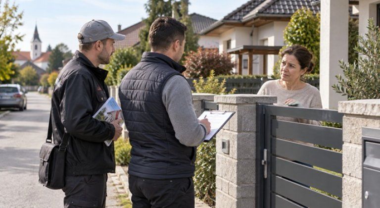 Pozor na nevyžiadané ponuky pri domoch. Mesto upozorňuje na podozrivých podnikateľov Pozor na nevyžiadané ponuky pri domoch. Mesto upozorňuje na podozrivých podnikateľov
