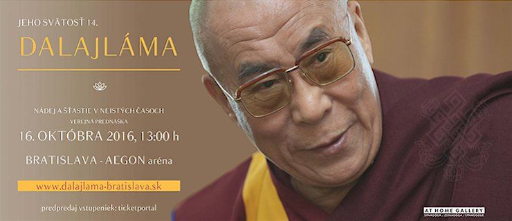 Vstupenky na dalajlámovu prednášku sú už takmer vypredané
