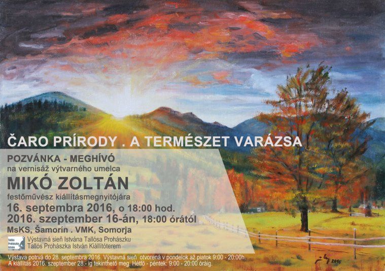 Mikó Zoltán, gömöri képzőművész kiállítása