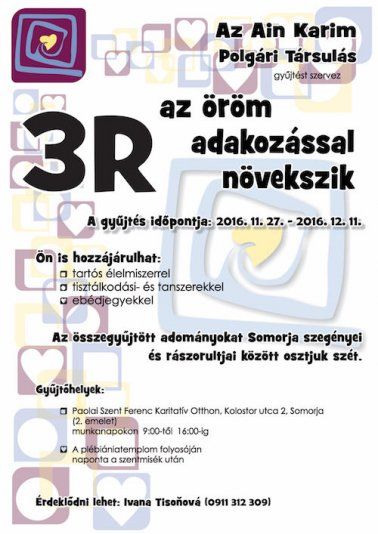 V nedeľu sa začína vianočná charitatívna zbierka Ain Karim