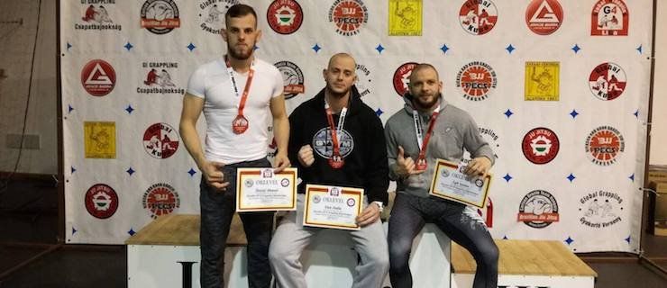 Három érem a Global Grappling Hungary Kupáról