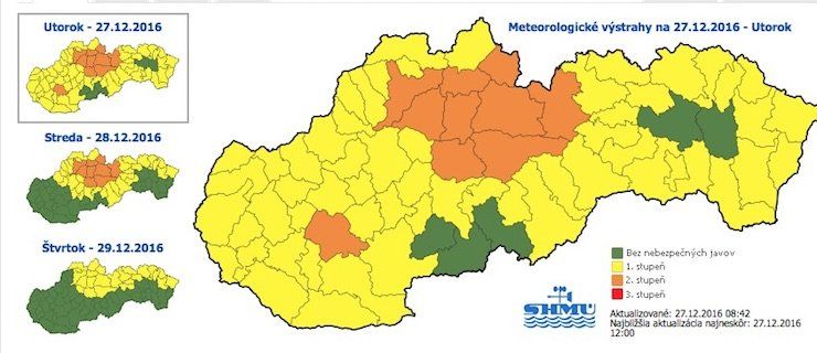 Meteorológovia varujú pred silným vetrom