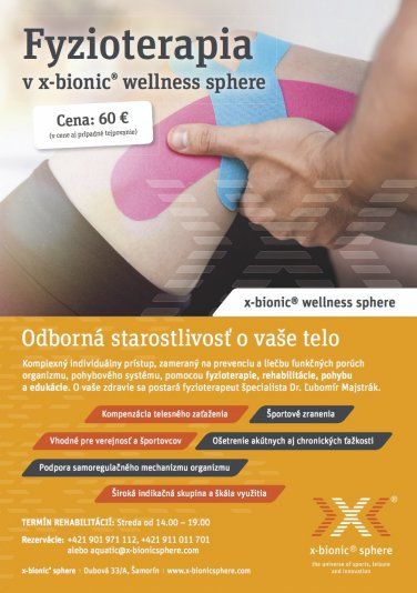 Fyzioterapia v x-bionic wellness sphere Fyzioterapia v x-bionic wellness sphere