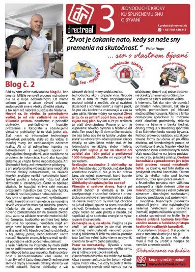 Directreal: 3 jednoduché kroky ku splneniu snu o bývaní