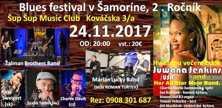 Pozvánka na 2. ročník bluesového festivalu Pozvánka na 2. ročník bluesového festivalu