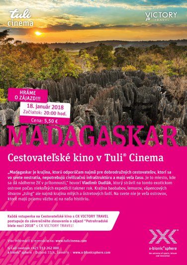 Vyhrajte zájazd: Cestovateľské kino v Tuli Cinema