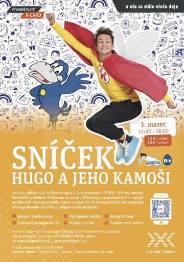 Zabavte sa so Sníčkom Hugom a jeho kamarátmi