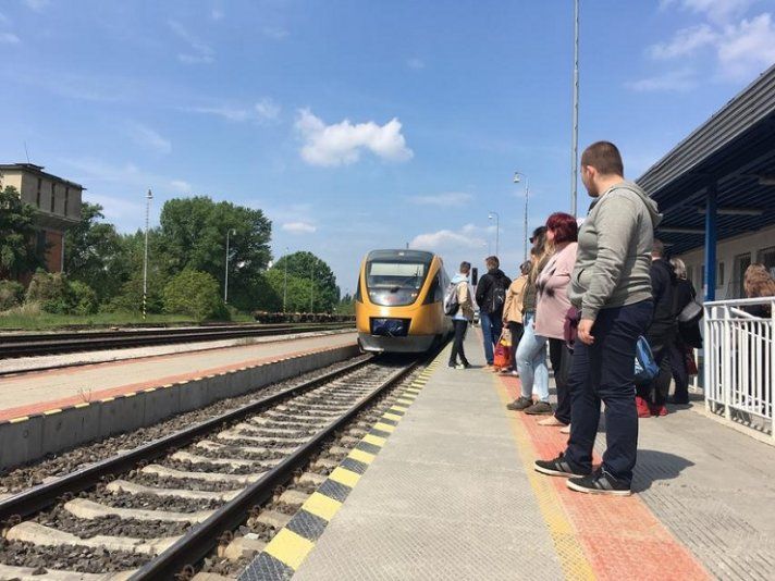 Výluka a odklon na trati Bratislava-Komárno