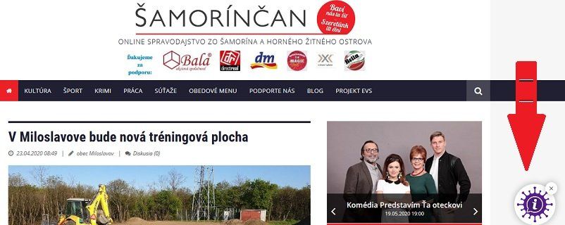 mapa na stránke mapa na stránke