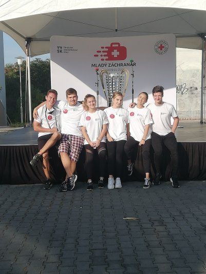 A somorjai szlovák gimnázium tanulói elsősegélynyújtó versenyen vettek részt