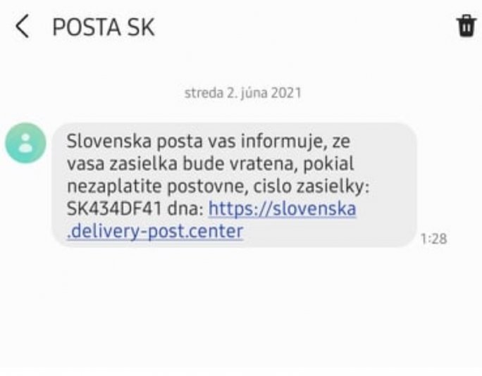 Podvodníci to znova skúšajú cez "Slovenskú poštu"