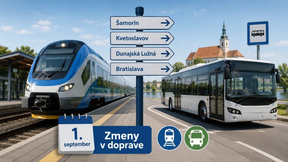 Od septembra sa mení doprava pri Šamoríne: vlaky S70 sa vrátia na pôvodný grafikon