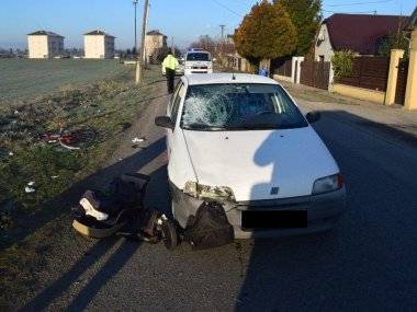 Vodička narazila v Lehniciach do štyroch ľudí