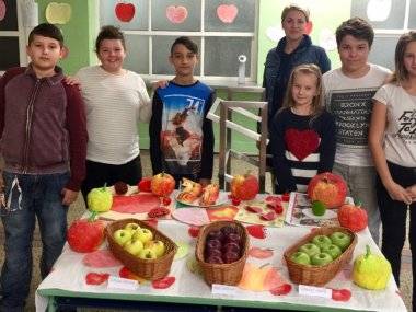 Škola sa premenila na jablkový raj