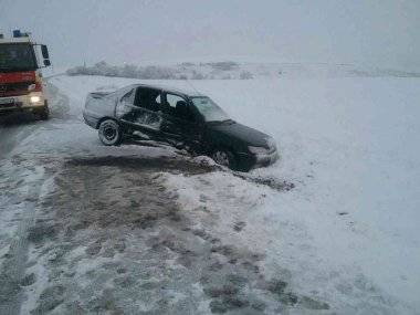 Sneh potrápil vodičov v Trnavskom kraji