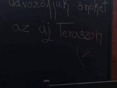 Terasznyitó a Bella Italia étteremben!