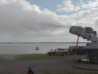 Tűzoltólázban égett szombaton Somorja - FOTÓK