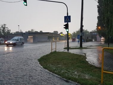 Prívalové dažde ochromili Dunajskú Stredu, takto napršalo v Šamoríne