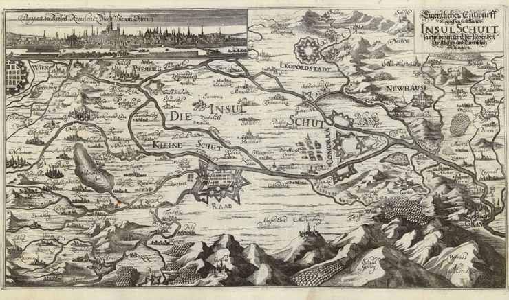 Svedectvá starých máp - 3. časť, mapa z pol. 17. stor.